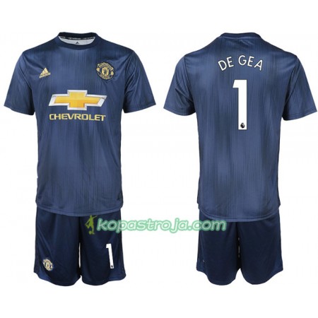 Billiga Fotbollströjor Manchester United DE GEA 1 Barn Tredje tröja 2018/19 Kortärmad